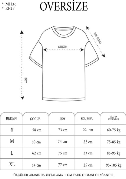 Unisex Kapşonlu Kolsuz Oversize Baskılı Tişört - Beyaz